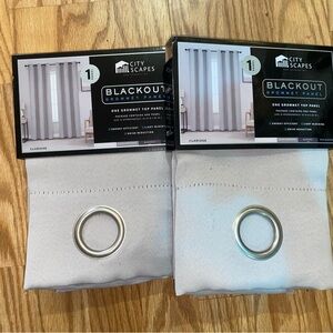 City Scapes Blackout Grommet Panel Curtains